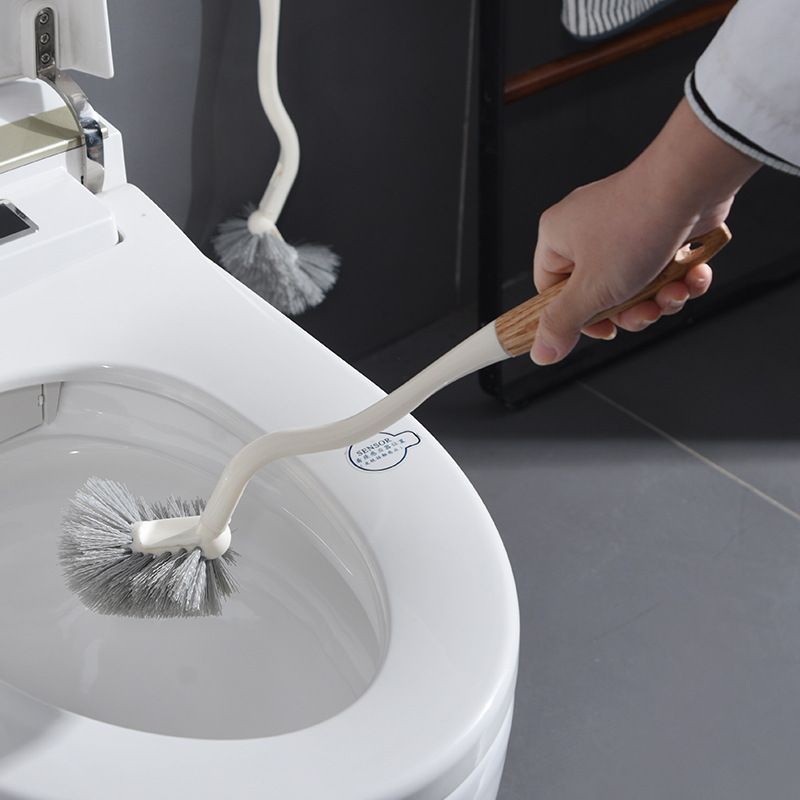 日式马桶刷S型长柄360度无死角厕所刷子家用软毛耐用卫生间清洁刷