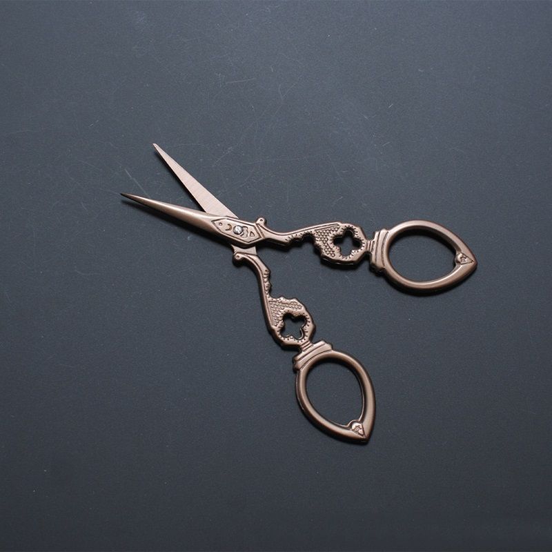 European Small For Home Use, Bags, Handcrafts, Palace Style Tea Art, Cross Scissors_voghion.com