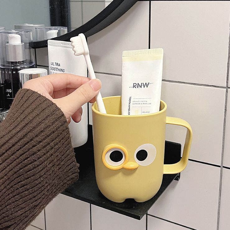 High-value mouthwash cup home cute cartoon brushing cup washing cup children's tooth cylinder cup creative handy cup
