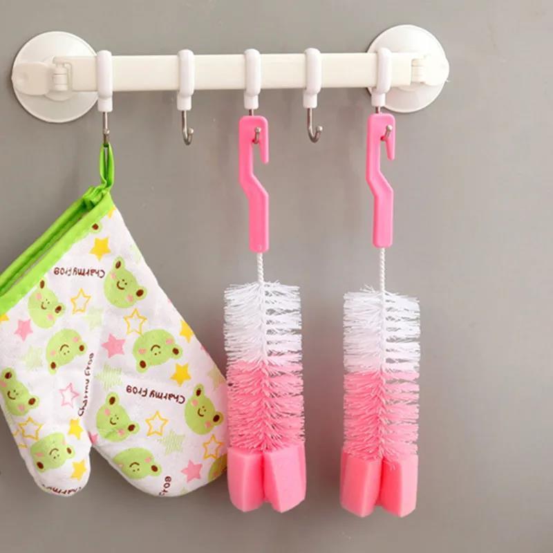 细长吸管刷奶嘴刷海棉奶瓶刷宝宝婴儿用清洗刷带刷头清洁器杯刷子
