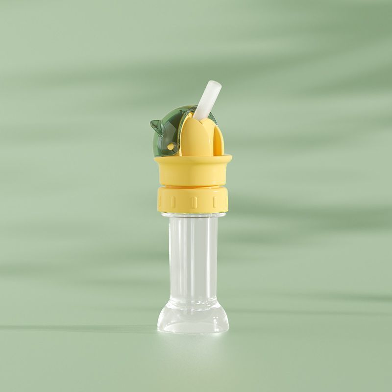 防呛水儿童吸管通用矿泉水瓶盖带吸管转换头宝宝喝水神器木豆盖帽
