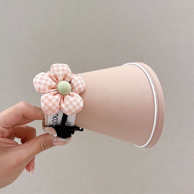 韩版夏季儿童空顶帽女童防紫外线遮阳帽男童大帽檐宝宝防晒沙滩帽