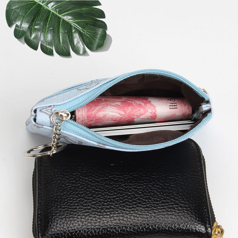 Small wallet  new mini coin purse small card holder key bag carry-on coin bag hand small bag