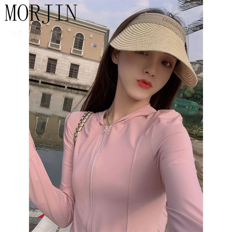 MORJIN Sweet and Spicy Waist Ice Silk Sunscreen Women's Outer Wear Summer Thin Section Breathable Slim Slim Sunscreen Coat
