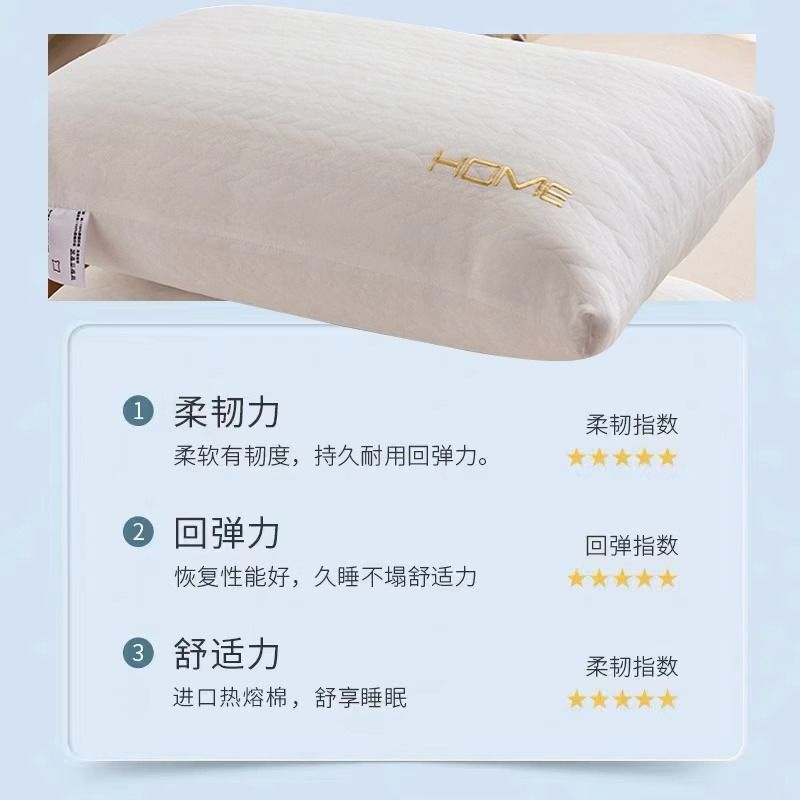 枕头护颈椎枕助睡眠家用一对装枕芯五星级酒店睡觉专用单人整头枕