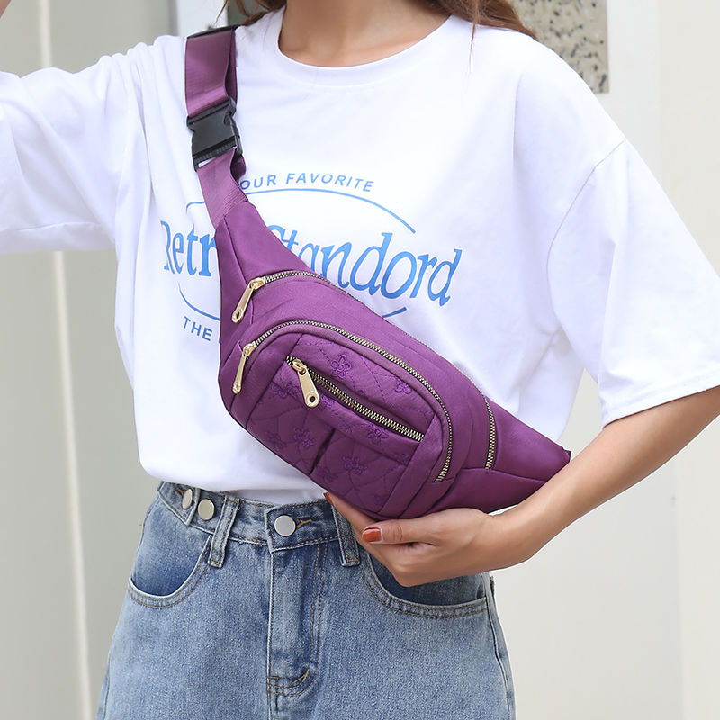 Multifunctional mobile phone waist bag for women 2023 new trendy outdoor sports chest bag casual backpack business cashier wallet
