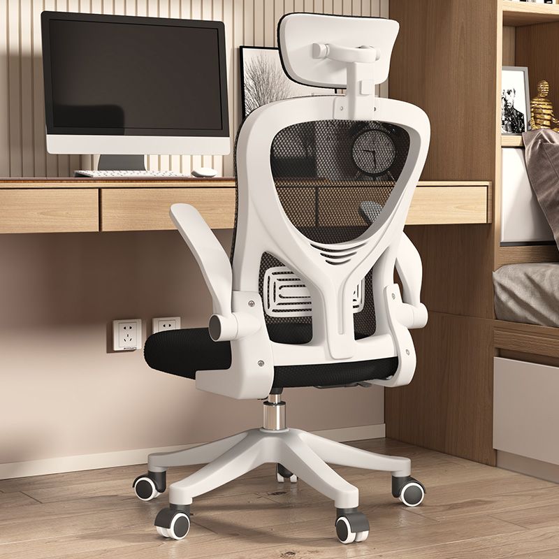 电脑椅家用网布办公椅接待培训靠背椅久坐职员会议室椅子可升降椅