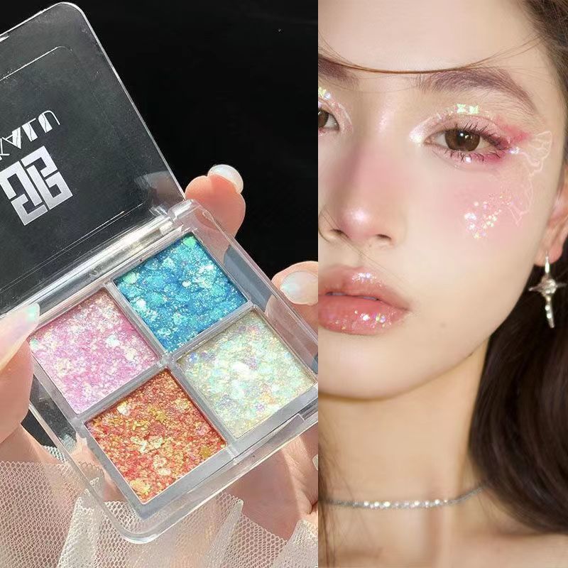 眼影兒童舞台妝亮片眼妝亮晶晶啫喱表演化妝品閃粉爆火小星星平價