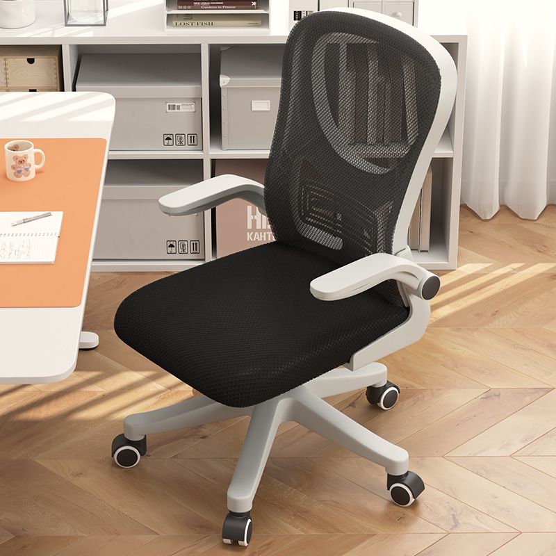 电脑椅家用网布办公椅接待培训靠背椅久坐职员会议室椅子可升降椅