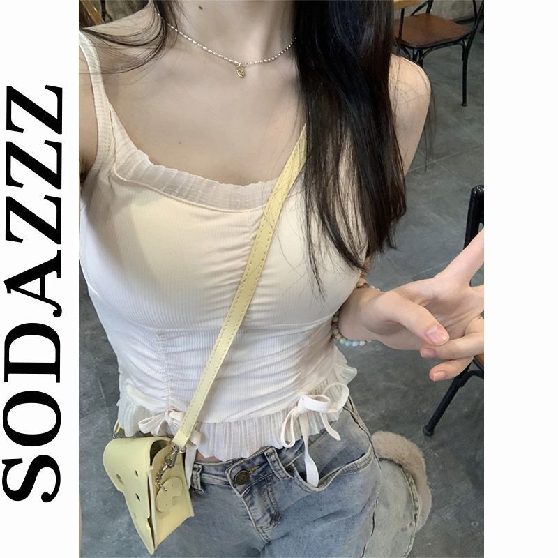 辣妹法式小吊帶背心女內搭美背春夏季新款純欲外穿短款無袖上衣潮