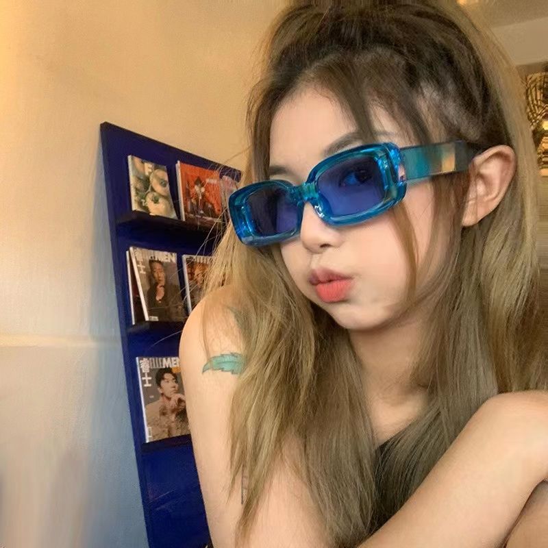 y2k cyberpunk sunglasses candy color internet celebrity hot girl hip hop street style ins funny glasses retro sunglasses