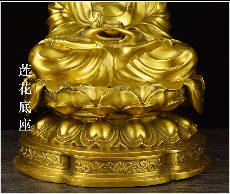 Laughing Buddha Brass detail 6