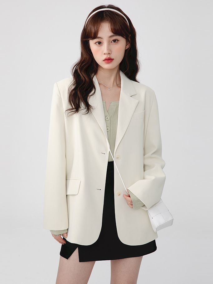 春季新款西裝外套女小個子韓版休閒英倫風正肩氣質網紅小西服上衣