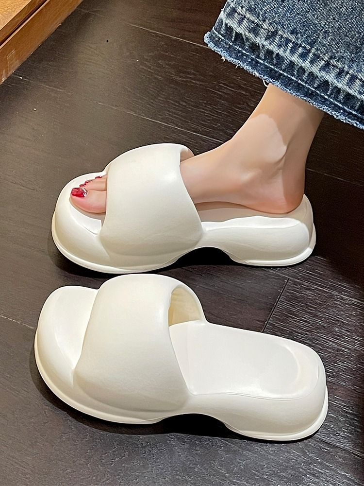 RAYAIT small waist slippers women's summer indoor bathroom bath non-slip home thick-soled slippers that feel like stepping on shit for wear outside