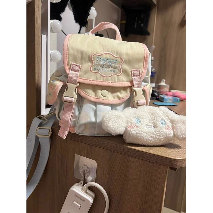 Donut mini backpack Messenger bag handbag men and women camera bag sheep baa baa backpack