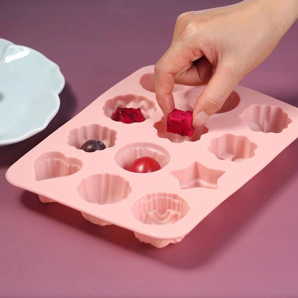 白凉粉果冻专用模具商用食品级硅胶糕点布丁用冰粉模型做钵仔糕碗