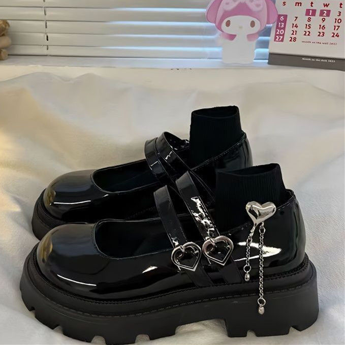 瑪麗珍小皮鞋女英倫風厚底百搭日系jk鞋復古法式單鞋lo鞋子學院風