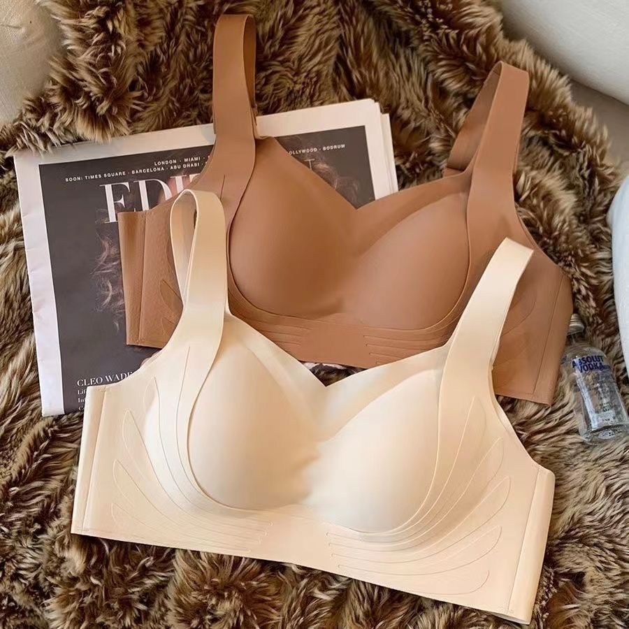 Underwear for women with big breasts, push-up adjustable anti-sagging sports bra