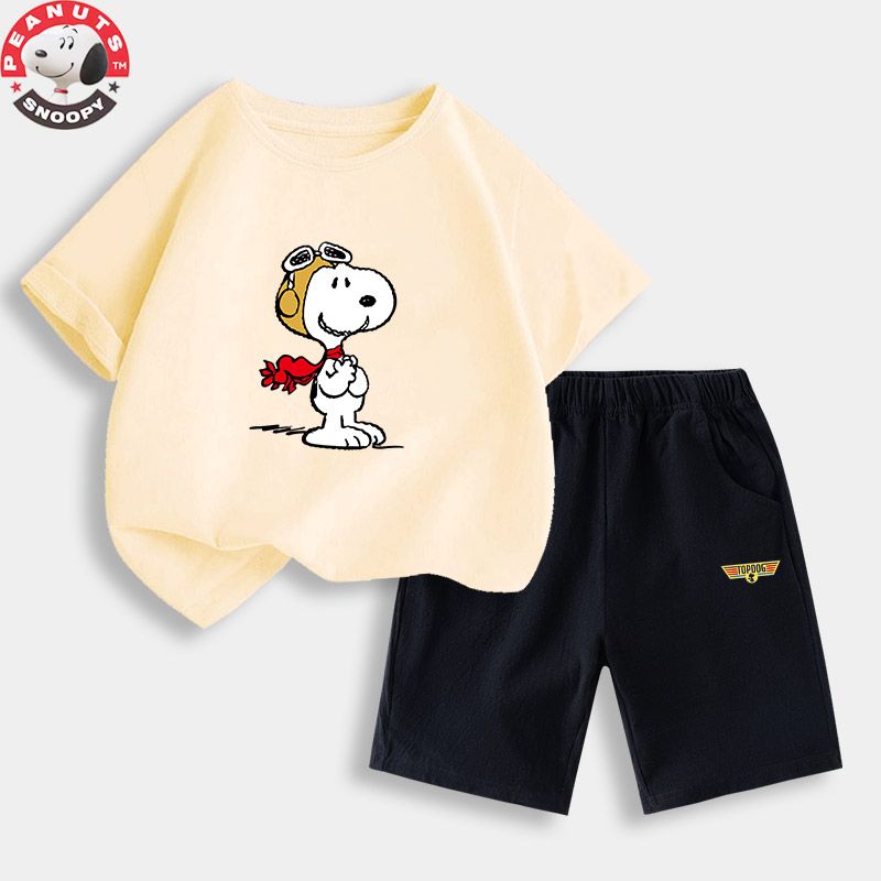 儿童夏季套装2022新款洋气t恤男女童帅气五分裤运动两件套