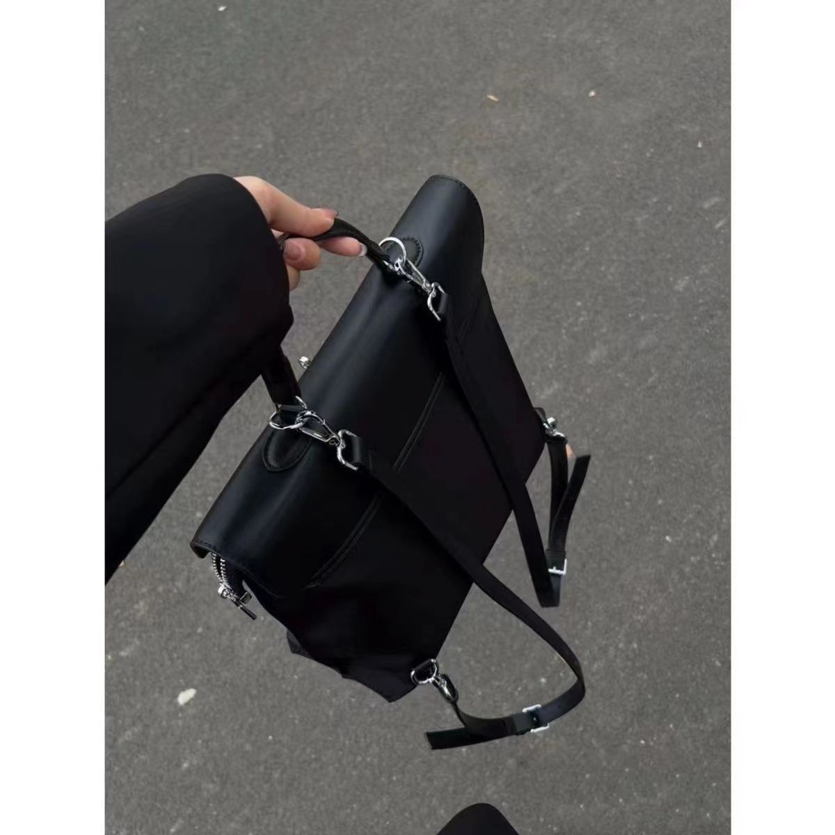 凯莉帆布包双肩包包女新款大容尼龙布多功能背包休闲旅行包
