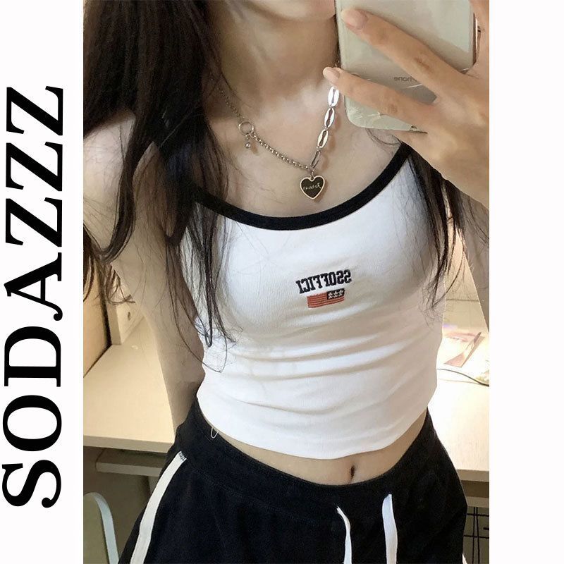 美式復古白色小吊帶背心女夏設計感小眾修身顯瘦內搭外穿短款上衣