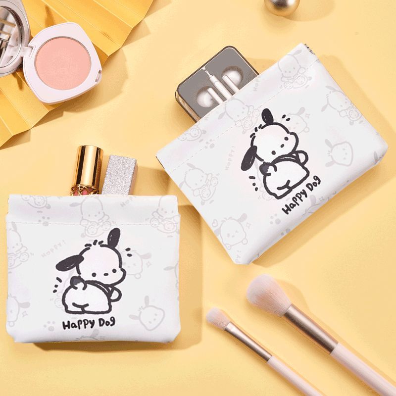 Data cable storage bag, automatic closing wired earphones, lipstick carry-on bag, power charger, small convenient digital bag