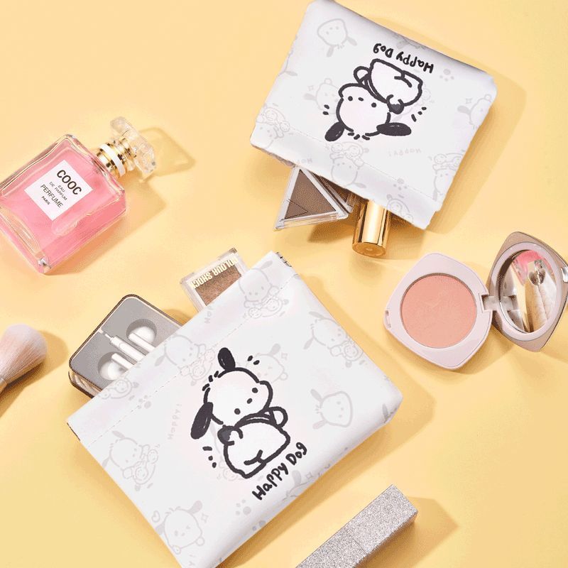 Data cable storage bag, automatic closing wired earphones, lipstick carry-on bag, power charger, small convenient digital bag