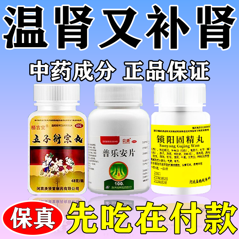 腰膝中药成分用于肾气不固腰膝酸软补肾固本普乐安片国药准字OTC