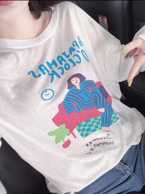 薄款防曬衣服女夏季新款學生韓版寬鬆防紫外線冰絲長袖t恤ins上衣