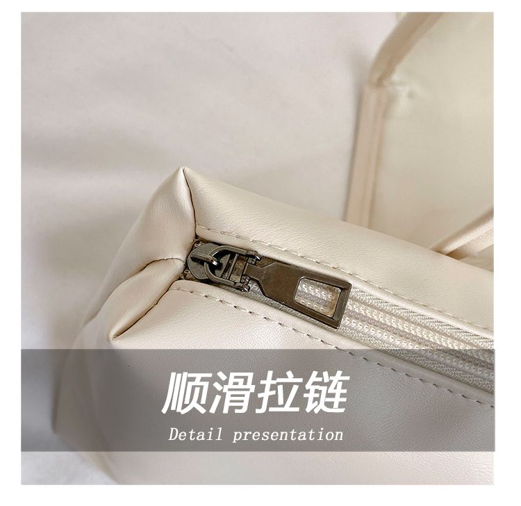 Summer Fashion All-Match Bag Women'S New High-Quality Texture Transparent Tote Bag Large Capacity Shoulder Commuter Bag