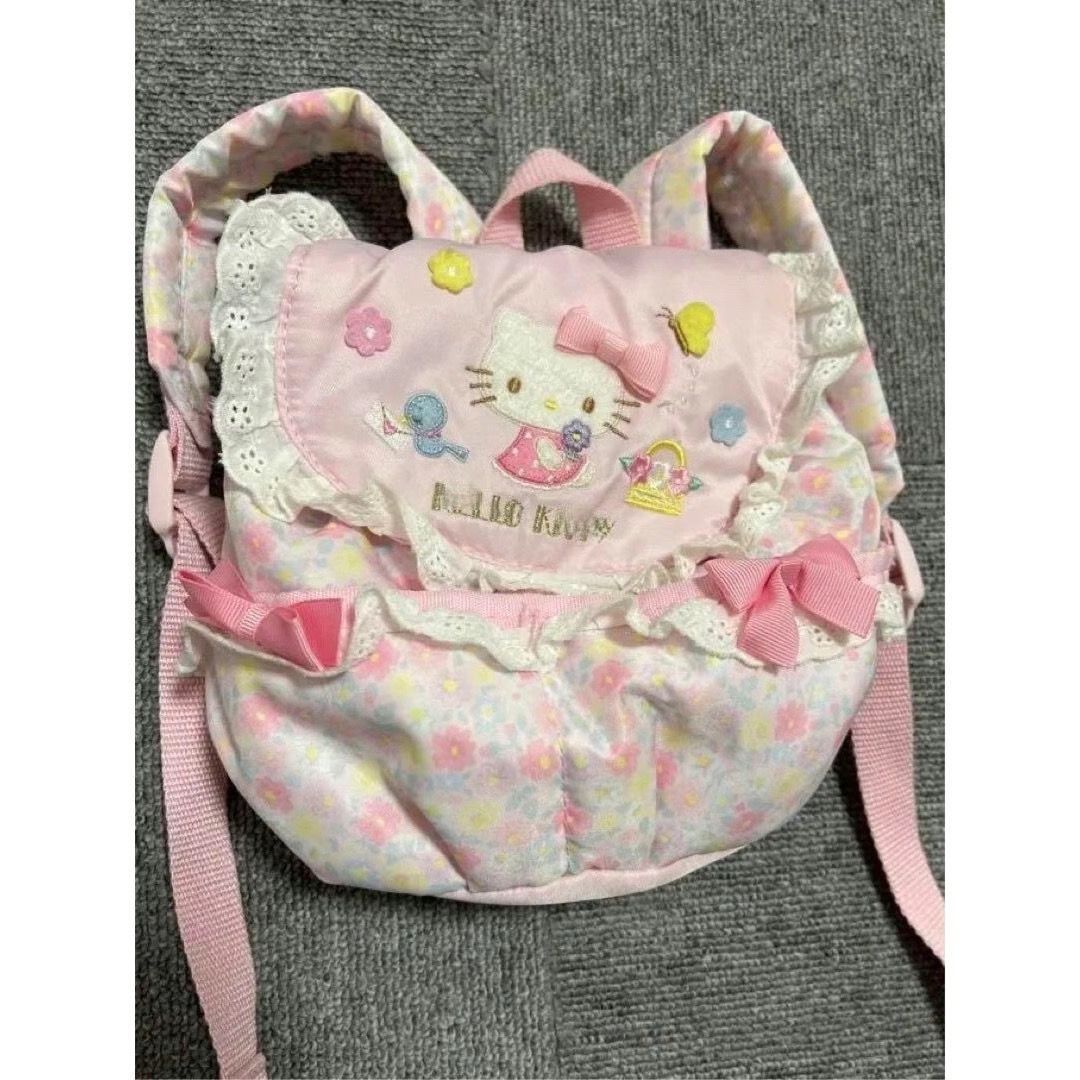 日本hello kitty甜美可愛少女心ins風簡約日系雙肩包背包