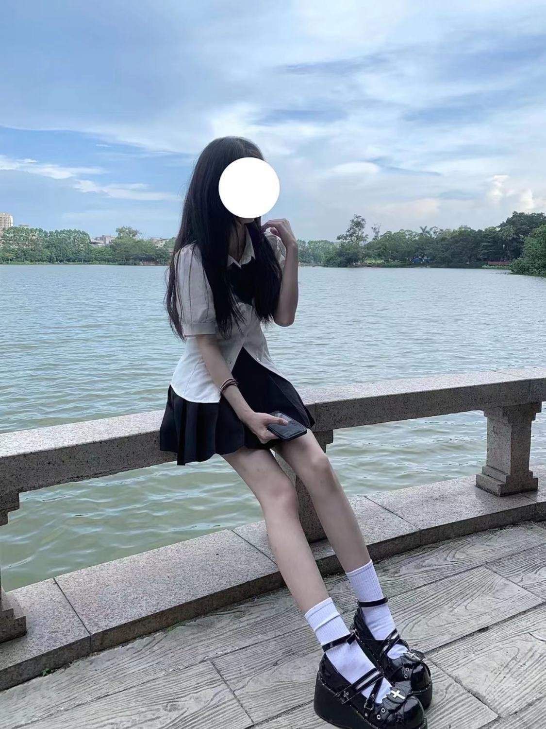 學院風原創jk襯衫女學生套裝純欲收腰顯瘦襯衣百褶裙短裙兩件套