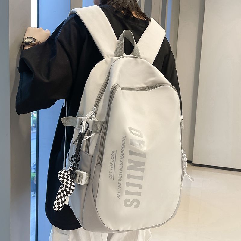 New school bag female ins large capacity high school student computer backpack male junior high school student middle school student backpack large