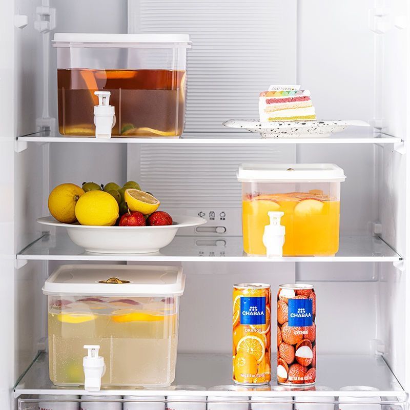 夏季冰水凉水桶冷水壶带龙头冰箱家用大容量冷藏水果茶壶饮料冰桶