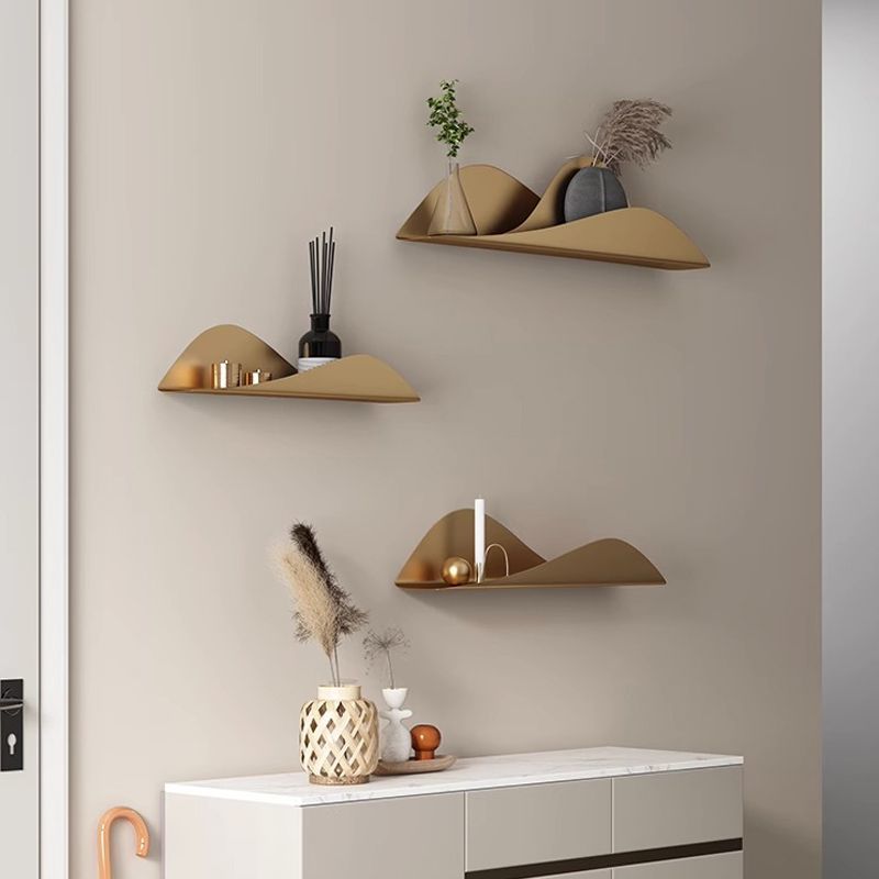 Nordic Iron Art Partition Board Living Room TV Entrance Bedroom Hanging Shelf Decorative Bookshelf Wall Surface_voghion.com