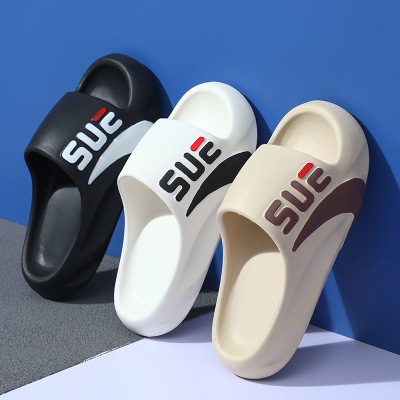 High elastic EVA slippers for men in summer, ultra-thick anti-odor internet celebrity anti-slip slippers with 5.0 slippers for men, soft bottom