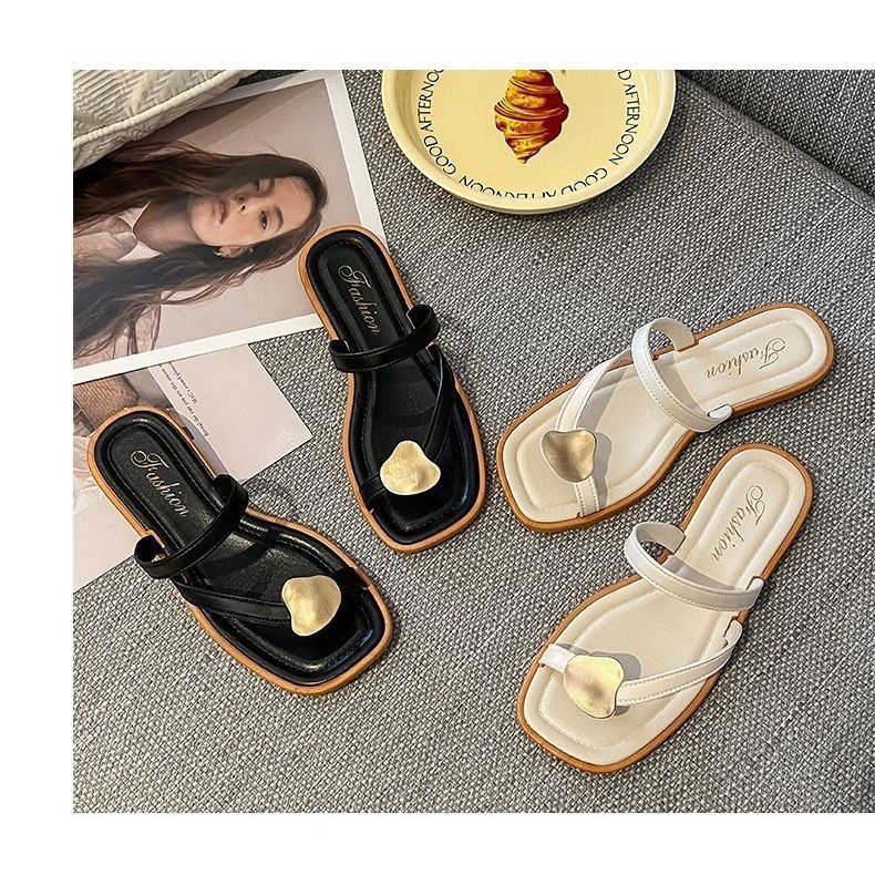 休闲低跟超软凉拖法式拖鞋女夏外穿防滑防水洋气人字拖轻便气质