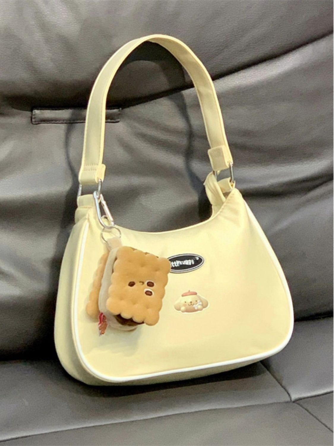 Forest style bag for women 2024 new student armpit bag casual versatile cute shoulder bag Korean style portable canvas bag