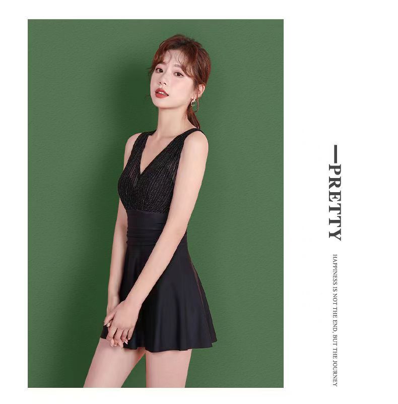 Costume de baie pentru femei, vara 2023, rochie nouă slim, cu buric, stil mare, conservator, sexy, Pure Lust, divizată_voghion.com