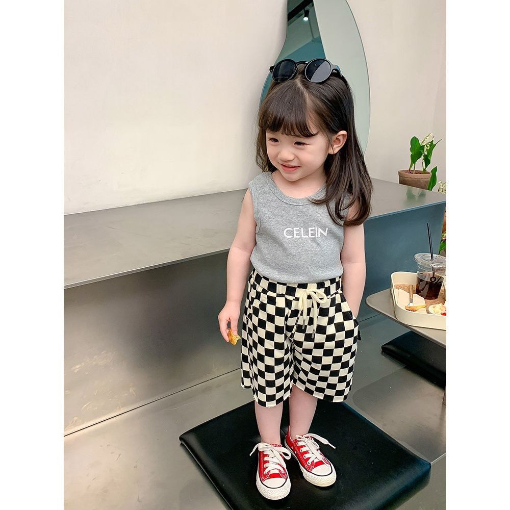 Fashionable vest children's modal t-shirt children's fashionable  new style children's Korean style summer casual top trend