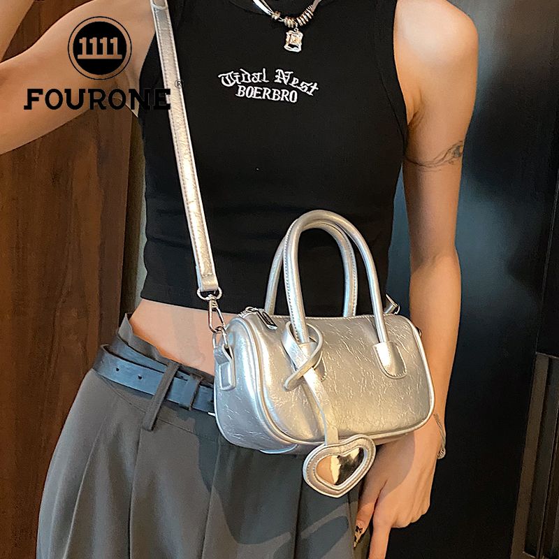 French niche bag women's fashion versatile crossbody bag high-value solid color simple handheld small square bag
