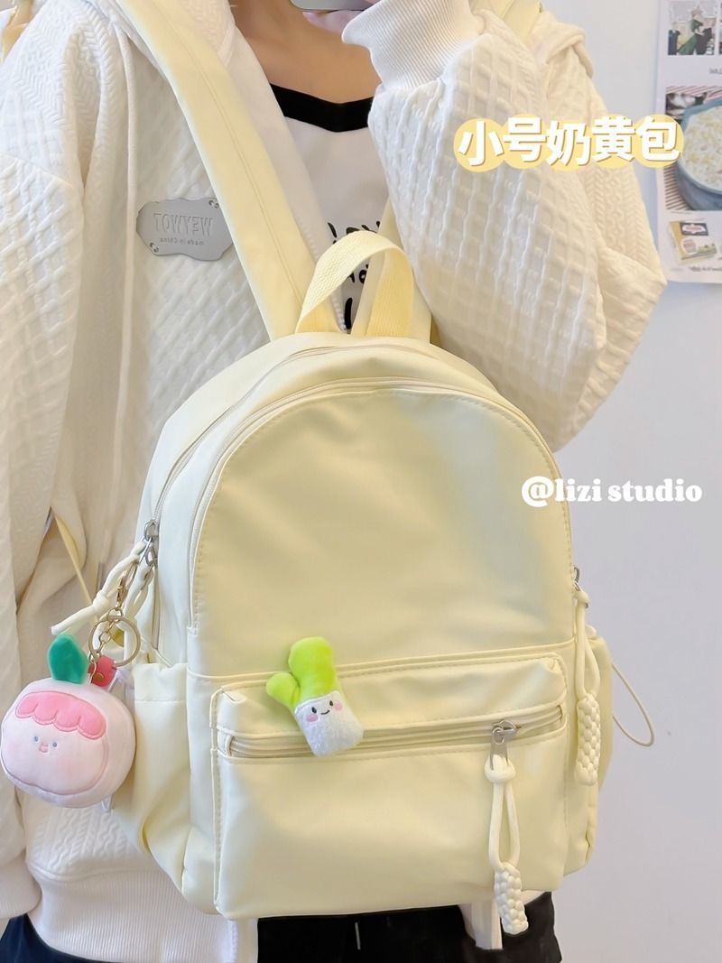 日系ins風軟妹可愛少女雙肩包小號 大學生輕便媽咪包背包小書包女