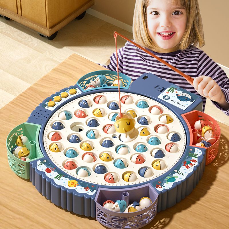 儿童益智专注力训练家庭桌游亲子互动桌游戏2幼儿园训练钓鱼玩具3