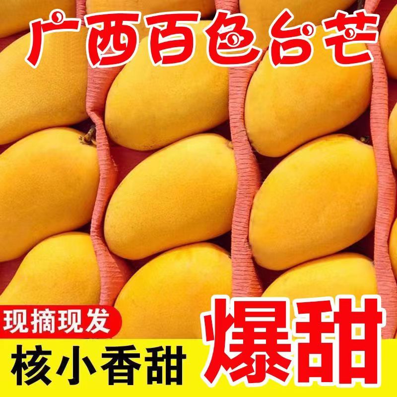 正宗小台芒农芒果当季水果新鲜10斤整箱树上熟贵妃小核甜心芒广西