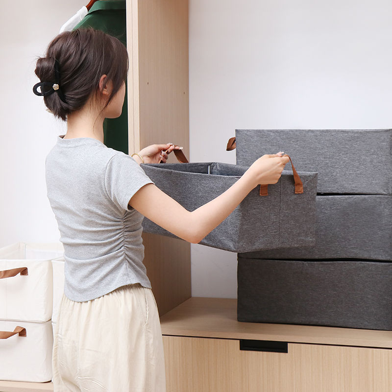 Household cationic Baina box organizer's special box artifact wardrobe layered clothes storage box clothing pants box