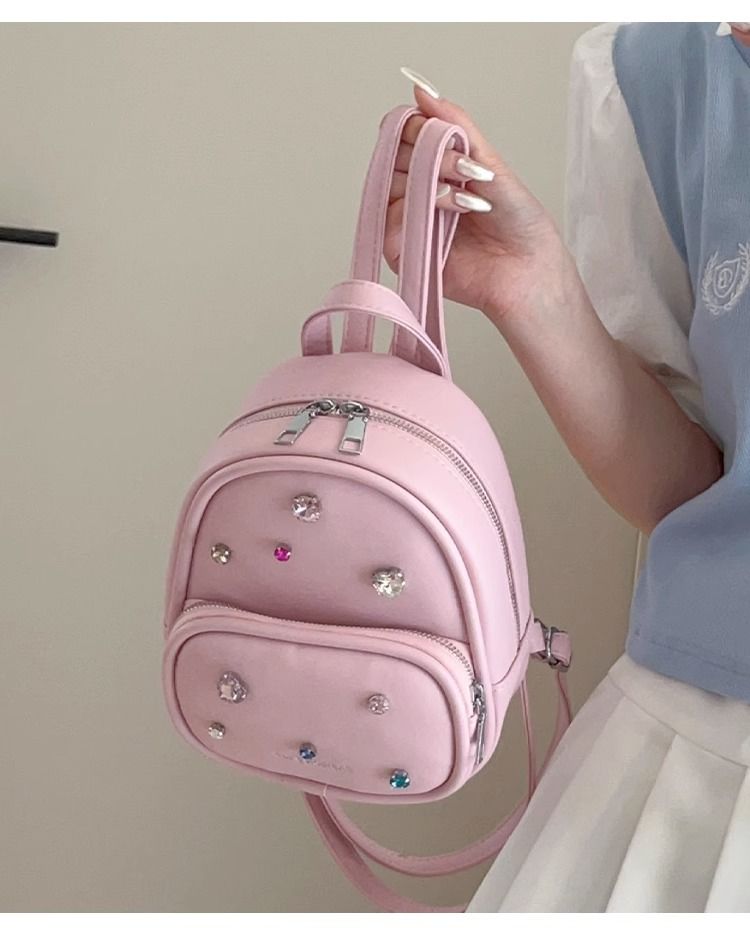 FOUR ONE niche texture backpack, women's stylish single shoulder handbag, high-end travel commuting backpack_voghion.com