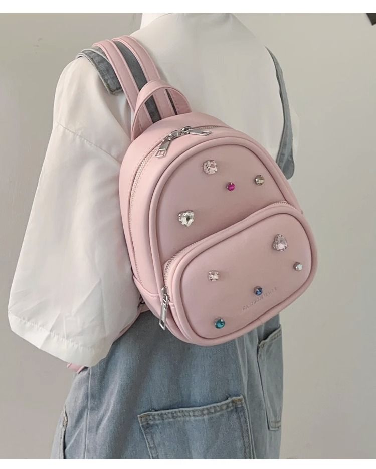 FOUR ONE niche texture backpack, women's stylish single shoulder handbag, high-end travel commuting backpack_voghion.com