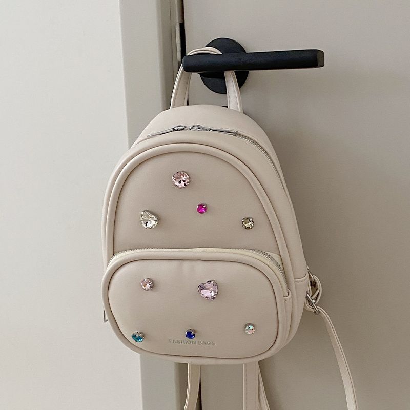 FOUR ONE niche texture backpack, women's stylish single shoulder handbag, high-end travel commuting backpack_voghion.com