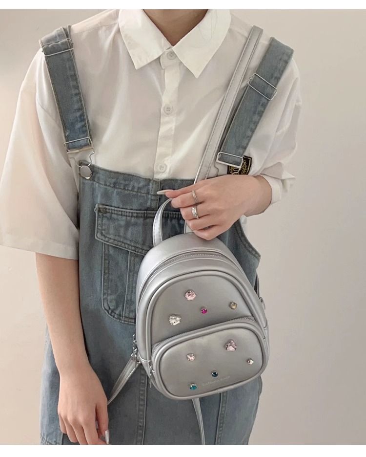 FOUR ONE niche texture backpack, women's stylish single shoulder handbag, high-end travel commuting backpack_voghion.com