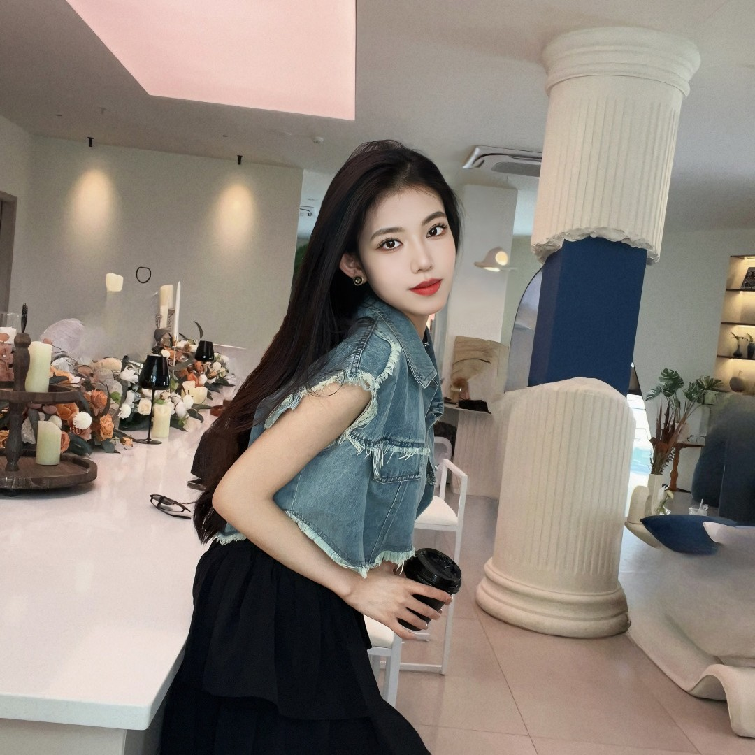 Retro Hong Kong style denim vest women's loose and versatile Korean style fashion temperament sleeveless chic waistcoat top for outerwear